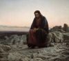 Ίβαν Κραμσκόι (Иван Крамской) │ Ο Χριστός στην έρημο (Христос в пустыне) │1872