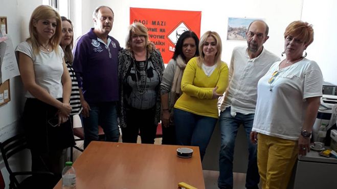 Με συλλόγους εργαζομένων του Δήμου Πειραιά συναντήθηκε ο Νίκος Μπελαβίλας
