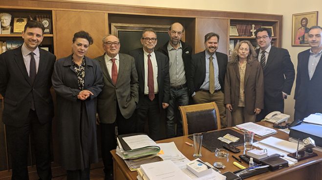 Με τη διοίκηση του Δικηγορικού Συλλόγου Πειραιά συναντήθηκε ο Νίκος Μπελαβίλας